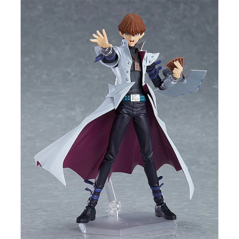100% Original Figma 372 Yu Gi Oh Duel Monsters Seto Kaiba In Stock Anime Action Collection Figures Model Toys