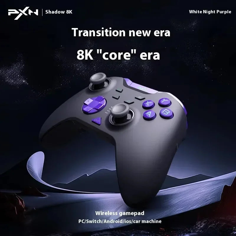 New PXN P5 8K Wireless Gamepad 3 Mode Hall Trigger 8000Hz Polling Rate Gamepads Game Controllers Customized For PC NS Smartphone