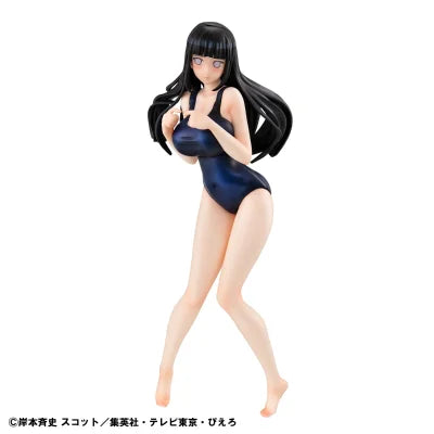 In Stock 100% Original BANDAI MegaHouse Naruto Shippuuden Hyuuga Hinata Naruto Gals Ver.Splash B Anime Figures Toy Decoration