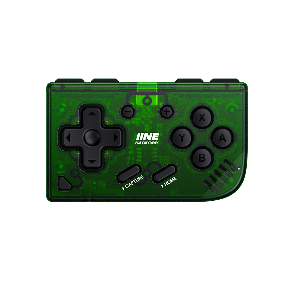 IINE Mini Retro Ananke Controller/ Turbo function & Interchangeable joystick and D-pad & Multi-platform controller & ZL and ZR B