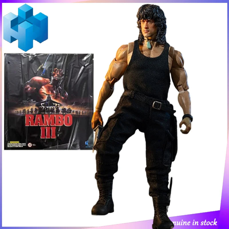 HIYA TOYS EXQUISITE SUPER Series 1/12 Finished Painted Toys The First Drop of Blood in The Movie Rambo Hot Blooded Fighting Doll