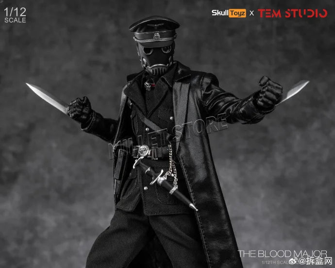 New TEM STUDIO Skull Toyz Major Scarlet Night Hellboy Kroenen 1/12 Scale Action Figure Anime Model Collection Model Toys
