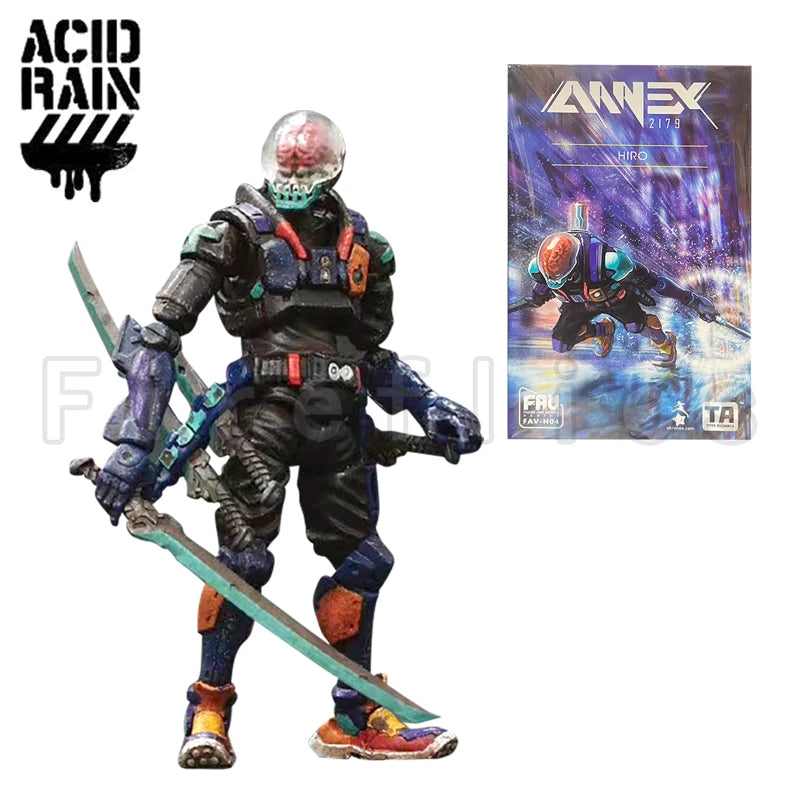 1/18 3.75inches Acid Rain Action Figure FAV-H04 Annex 2179 Hiro Anime Collection Model Toy
