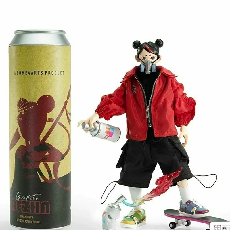 Come4arts Hip-Hop Street Dance Series Anime Figures Trendy Fashion Movable Toy Collection Decoration Model Toys For Boys Gift