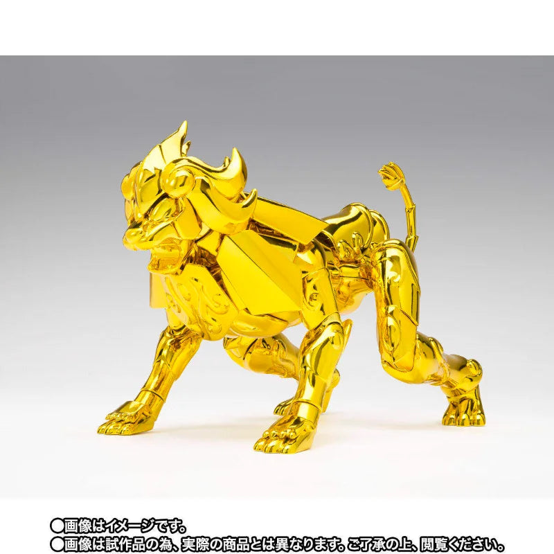 Bandai Original  Saint Seiya Myth Cloth EX Ikki of Leo Gold Saint Anime Action Figure Model Toys Gifts for Boys Desk Decoration
