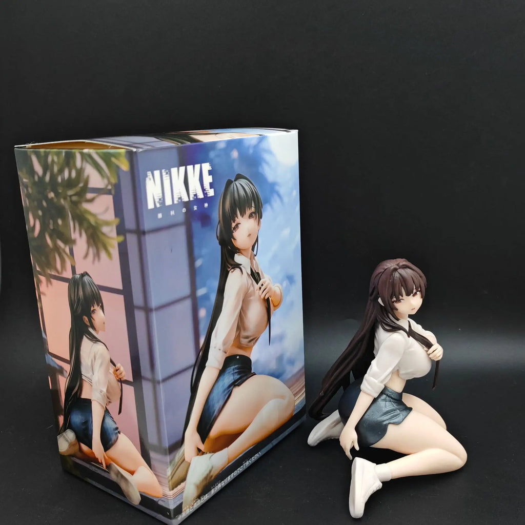 12cm Kneeling Girl Anime Figure Office Uniform Ver. PVC Statue Collectible Model Doll Home Decor Desk Ornament Gift