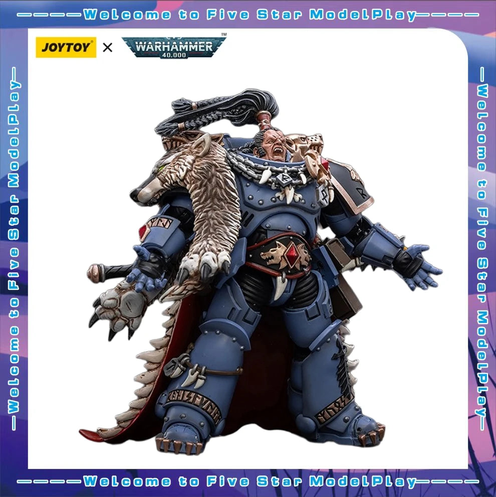 【FS】JOYTOY Warhammer 40K Scale 1/1 Action Figures Space Wolves Ragnar Blackmane Models Toys Gifts