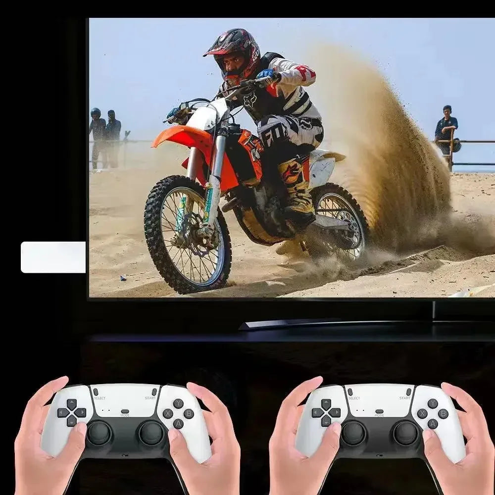 M15 Game Stick 4K HD 20000 GAMES Player 2.4Ghz Wireless Controller HandHeld Arcade Classic 2025 TV Home Video Game Consoles
