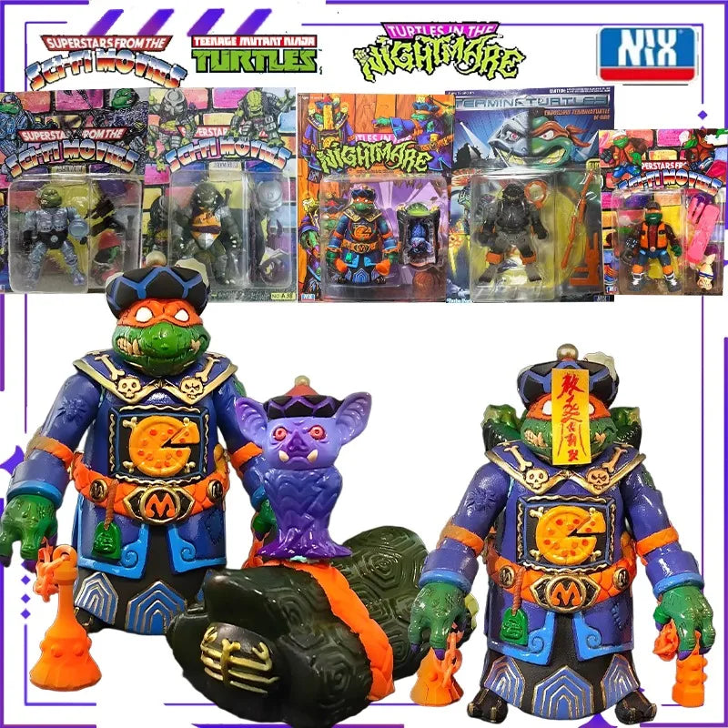 NIX X TURBOPORK Original First Edition Ninja Turtles Halloween Limited Edition Zombie Turtles Michelangelo Exclusive Model Toy