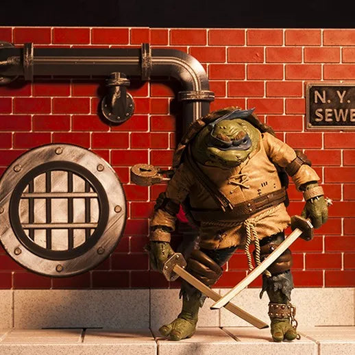 Wikeetoys Display Base New York Sewer Maßstab 1/12 für 6 Zoll Actionfiguren TMNT Einfache Szene für Fotos