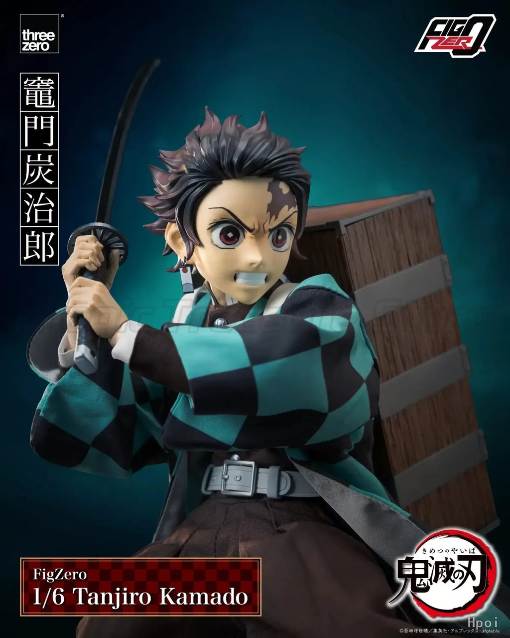 【MT】Original Threezero FigZero Blade of Demon Destruction Kamado Tanjirou 1/6 Action Figure Model Collection