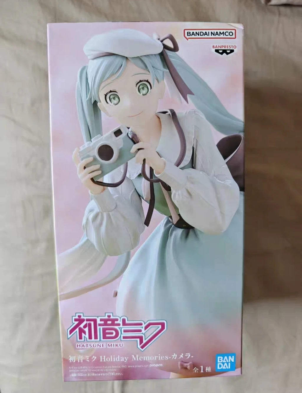 Bandai Namco Banpresto Urlaubserinnerungen Hatsune Miku Kameraabschnitt PVC Auf Lager Originalfigur Modell Sammlerfigur Spielzeug
