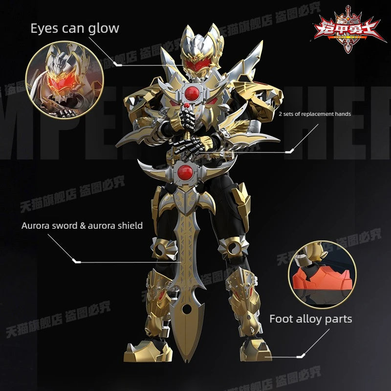 Genuine Armor Hero Emperor Hero Soul Series Highly Articulated Alloy Finished Craft  Anniversary Collection Action Figure Model
