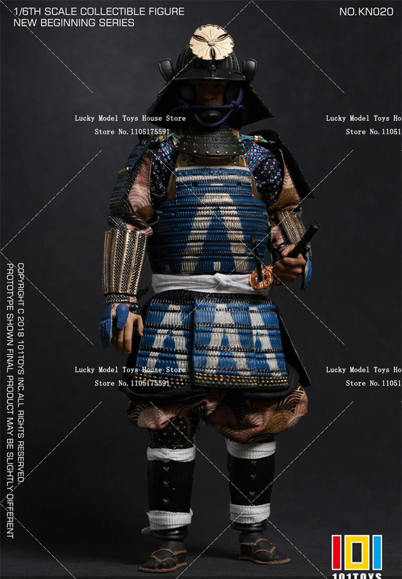 101TOYS KN020 KN021 KN022 1/6 Japan Armored Ghost Warrior Cloth Action Figure Static Long Sward Ornament 12inch Samurai Soldier