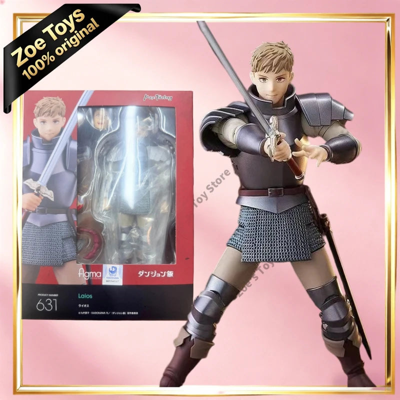 100% Authentic GSC Max Factory Figma 631 Delicious in Dungeon Laios Touden Action Figure Official Licensed In Stock