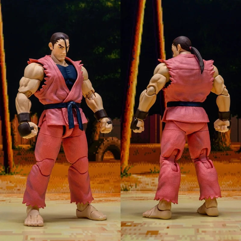 Storm Toys Street Fighter Zero 3 Action Figure Dan Nash Original Anime PVC Game Character Model Full Set Classic Comic Toy Gift