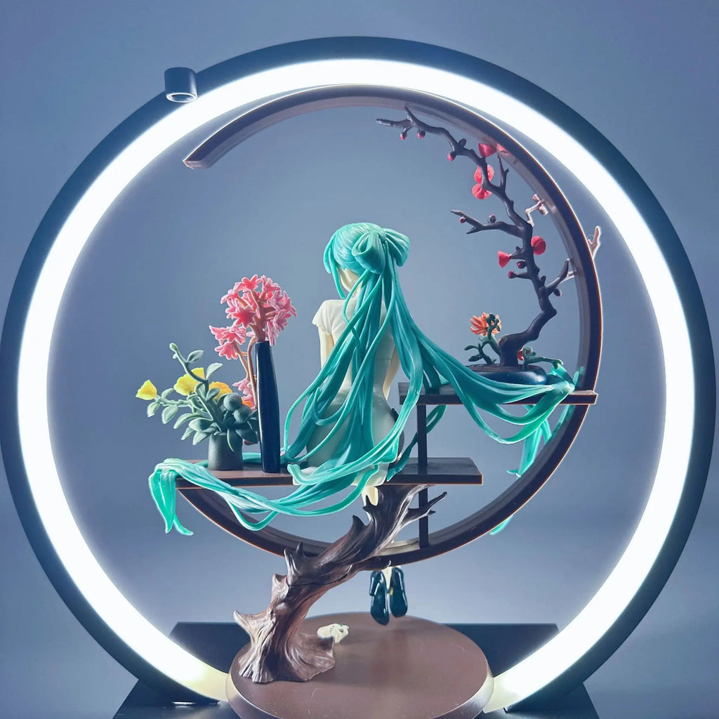 HATSUNE MIKU Anime Figure Cheongsam Miku Ancient Customs Statue Pvc Figurine Collectible Model Toys Birthday Gift