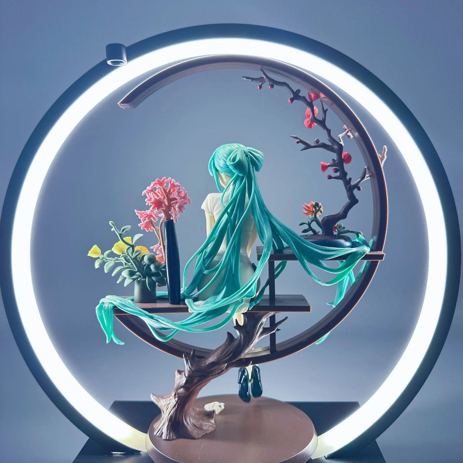 HATSUNE MIKU Anime Figure Cheongsam Miku Ancient Customs Statue Pvc Figurine Collectible Model Toys Birthday Gift