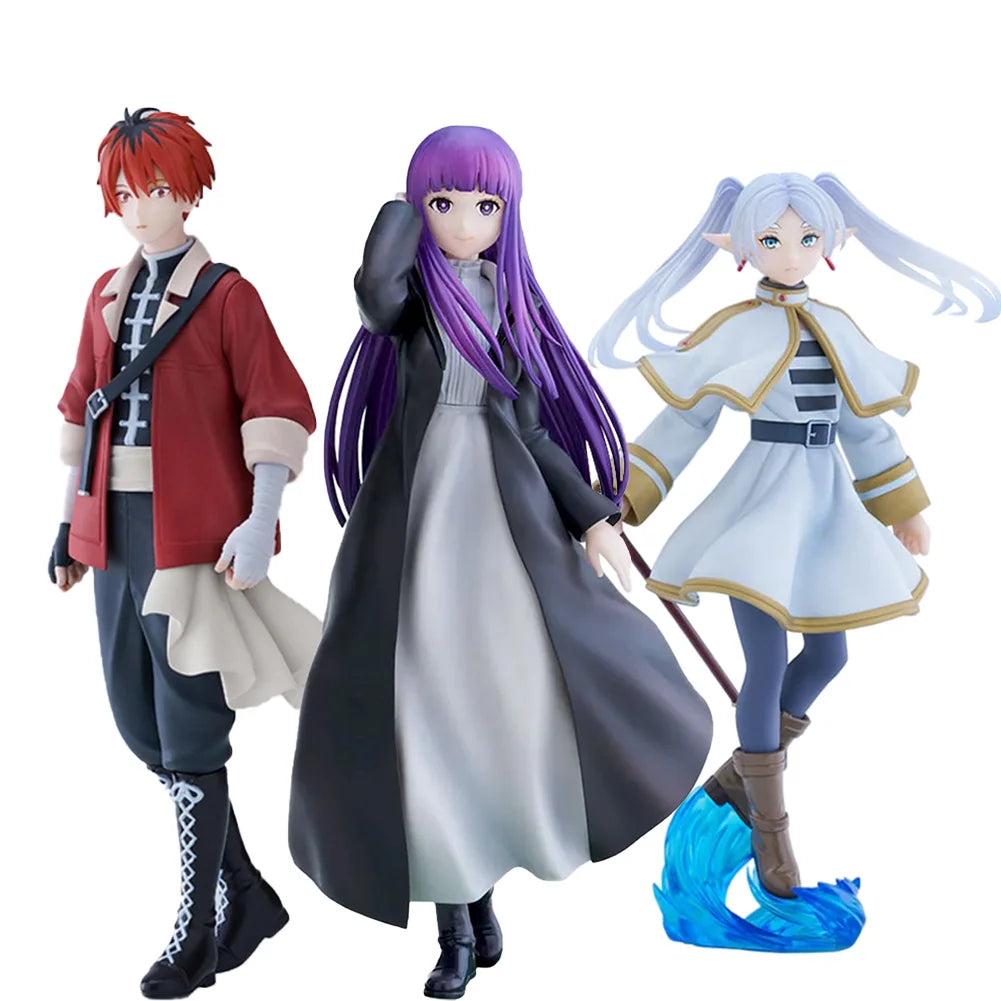 19cm Beyond Journey's End Frieren Action Figure Stark Fern Anime Figurine PVC Statue Collectible Model Decor Doll Toy Gifts