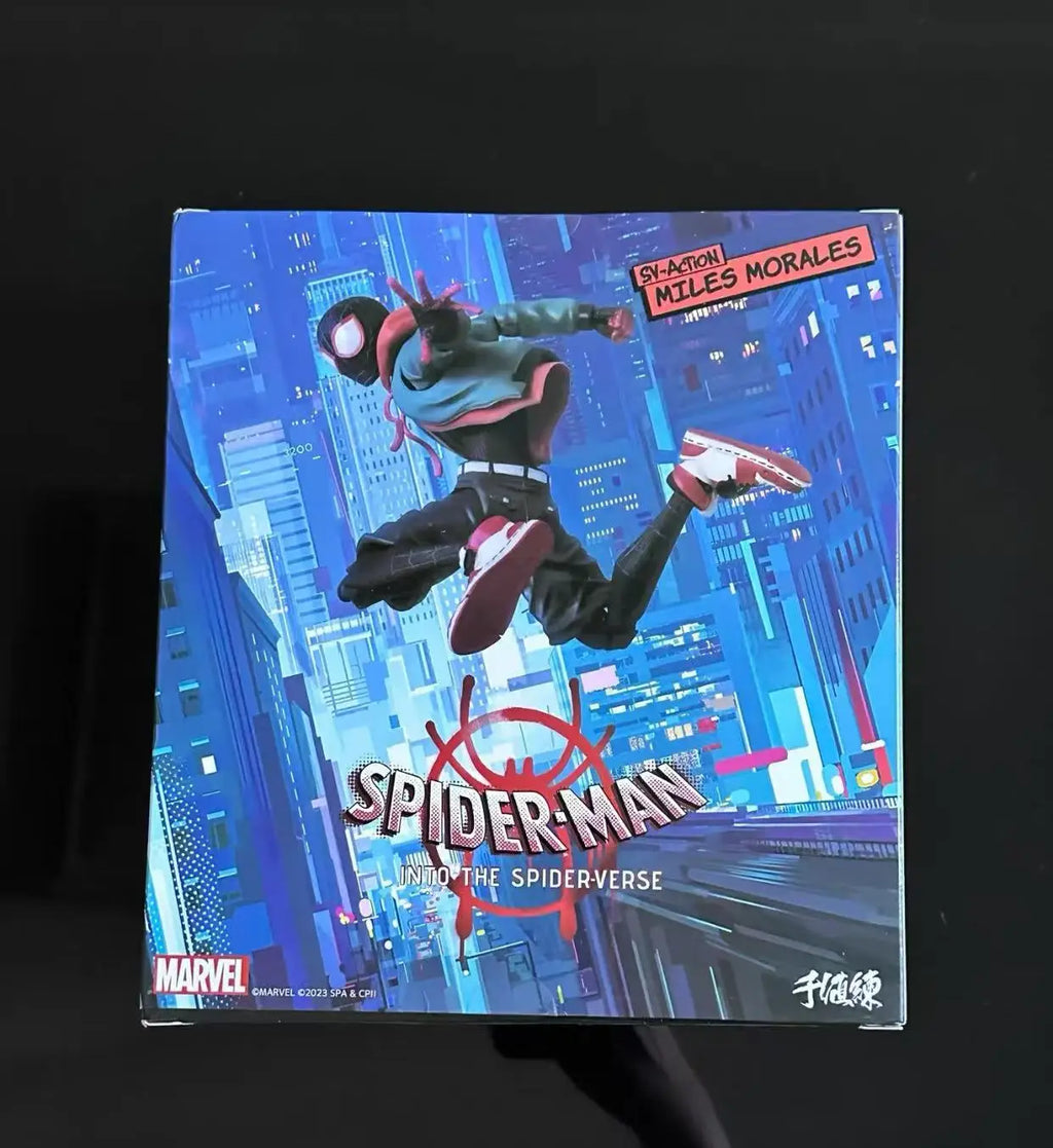 In Stock Original Marvel Sentinel UnionCreative SV-Action SPIDER-MAN Miles Morales 130mm Action Figure