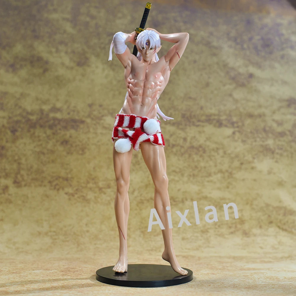 31 cm große Anime-Figur Inuyasha Sesshoumaru, sexy PVC-Actionfigur, Modellspielzeug, Sammlerstück, Weihnachts- oder Geburtstagsgeschenk