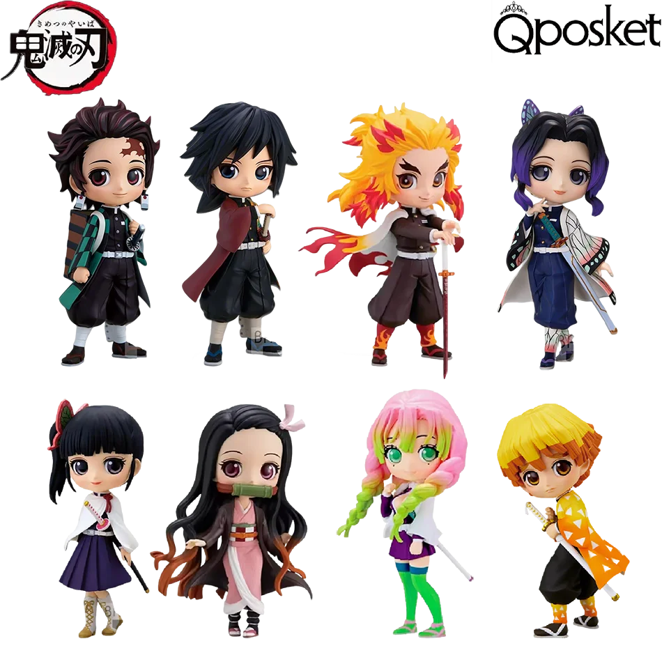 Anime Figure Demon Slayer Figures Kimetsu No Yaiba Doll Tanjiro Nezuko Zenitsu Figurine Inosuke Warrior Action Figure Model Gift