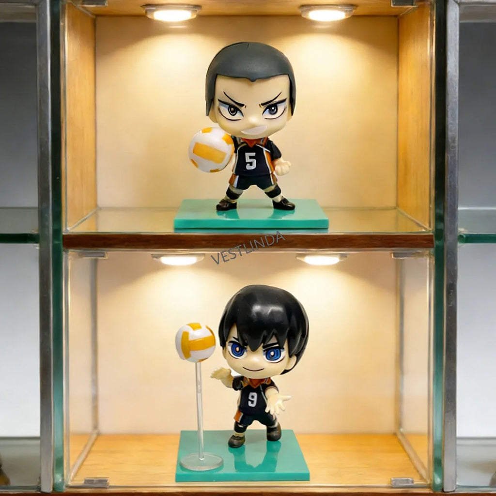 Volleyball Junior Model Decoration Multi-character Doll Q Version Collection Model Anime Desktop Decoration Christmas Toys Gift