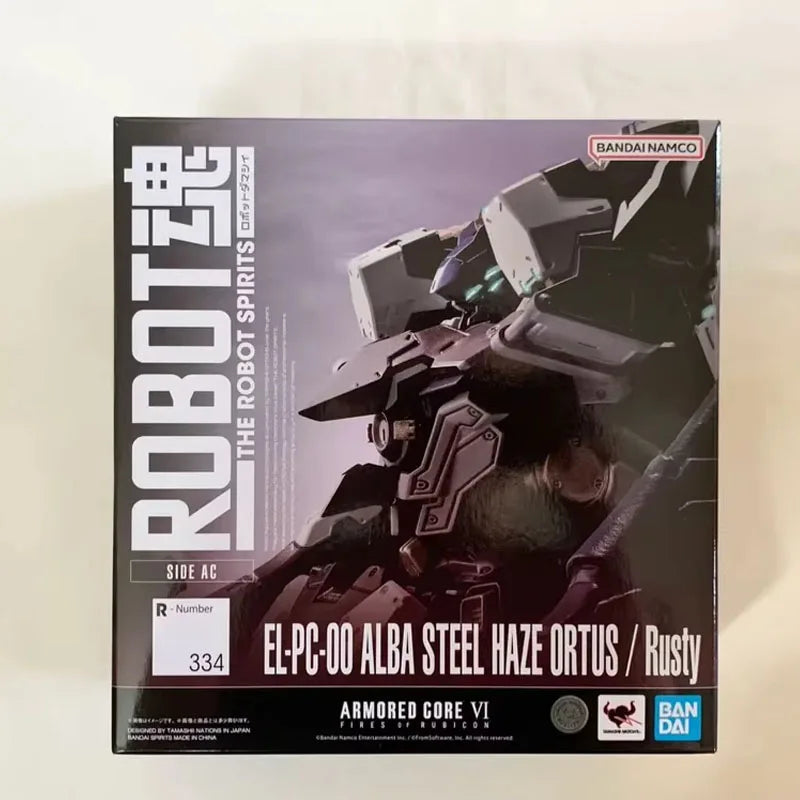 Fast Shipping Bandai Anime THE ROBOT SPIRITS 334 ARMORED CORE VI EL-PC-00 ALBA STEEL HAZE ORTUS/Rusty Original Model Toys Figure