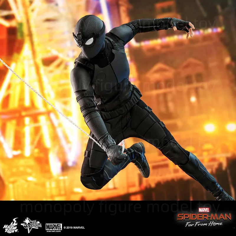 In Stock HotToys HT Spider-Man Stealth Suit Version Ordinary Deluxe 1:6 Doll Figure Toy Ornament