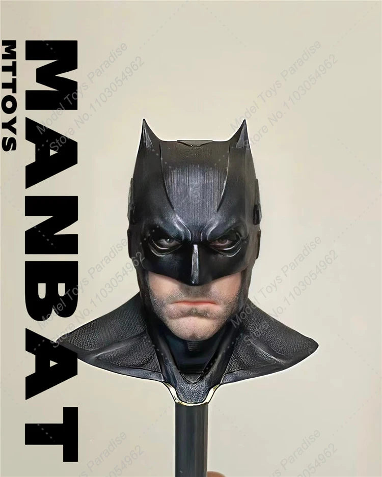 MT TOYS MT004 1/6 Men Soldier Batman Head Sculpt Super Hero Head Carving Fit 12inch Action Figure Body
