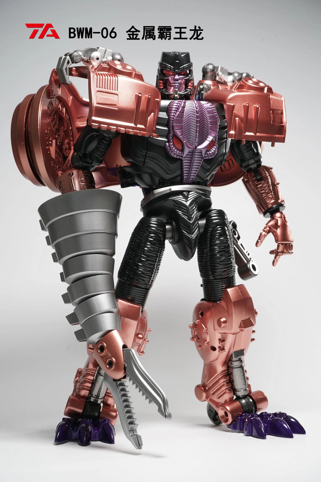TransArt Toys Transformation Beast Wars TA BWM-06 BWM06 Metal T-Rex MP Scale Action Figures Toy Collection