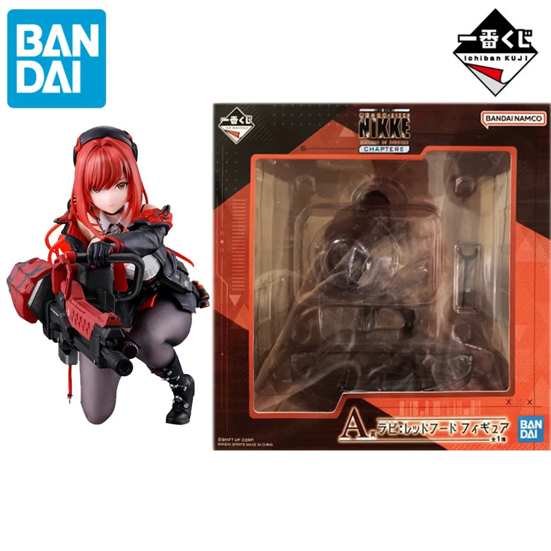 BANDAI Original Ichiban Kuji GODDESS OF VICTORY: NIKKE Anime Figure Rapi Modernia CHAPTER6 Action Figure Toys Gift Model