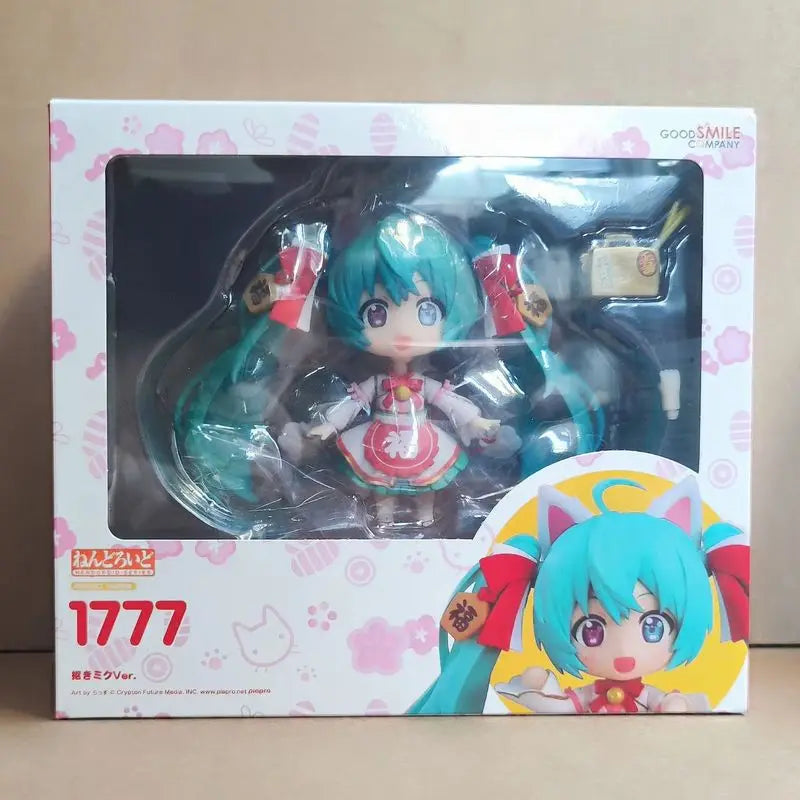 Q Version 2490# 2306# 2759# Lucky Cat Hatsune Miku Symphony Anime Figures Model Doll Set Toy Movable Figurines Collection Gift