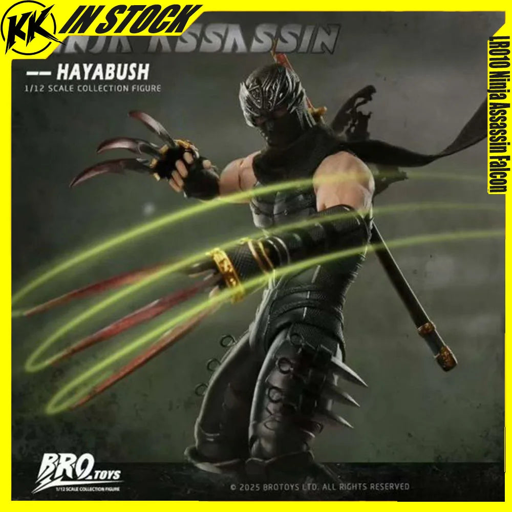 In Stock BROTOYS 1/12 LR010 Ninja Assassin Falcon - Ninja Gaiden 6-inch Full Set Action Figures Model Collect Toys Holiday Gifts