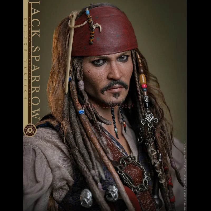 Genuine In Stock Captain Jack 1/6 Movable Action Figure 30cm Jack Pirates Caribbean Collection Ornaments  Model DX37 DX38 DX39