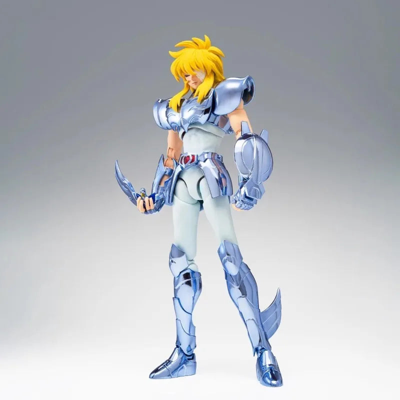 Original in Stock Bandai Saint Seiya EX White Bird Hyoga Final Bronze Garments Anime Character Toy Model Ornaments Collection