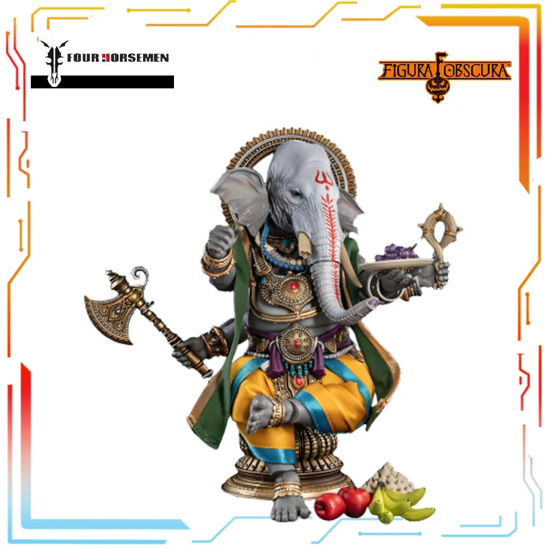 Four Horsemen Studios 1/12 finished product movable Figura Obscura Anubis/Santa Claus/Buster/Frankenstein/Ganesh character model