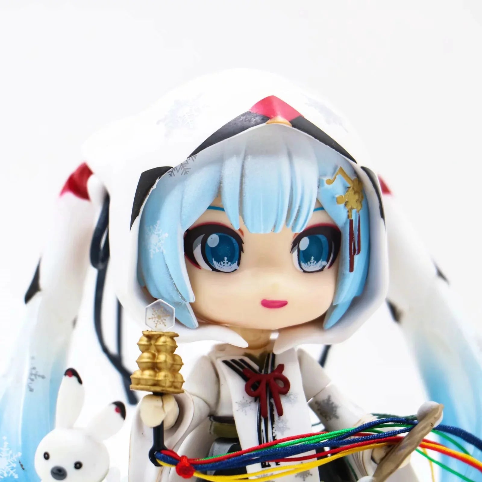 Anime Hatsune Miku snow witch q-version kawaii Joint mobility Action Figure PVC Mode Toy Doll Desk Decor Collection Gifts boxed