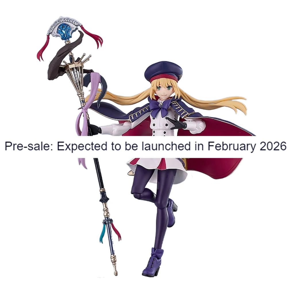 Original Genuine Max Factory Action/Dolls Figma (#653) Fate/Grand Order Altria Caster H=145mm Game Character Model Figure Toy