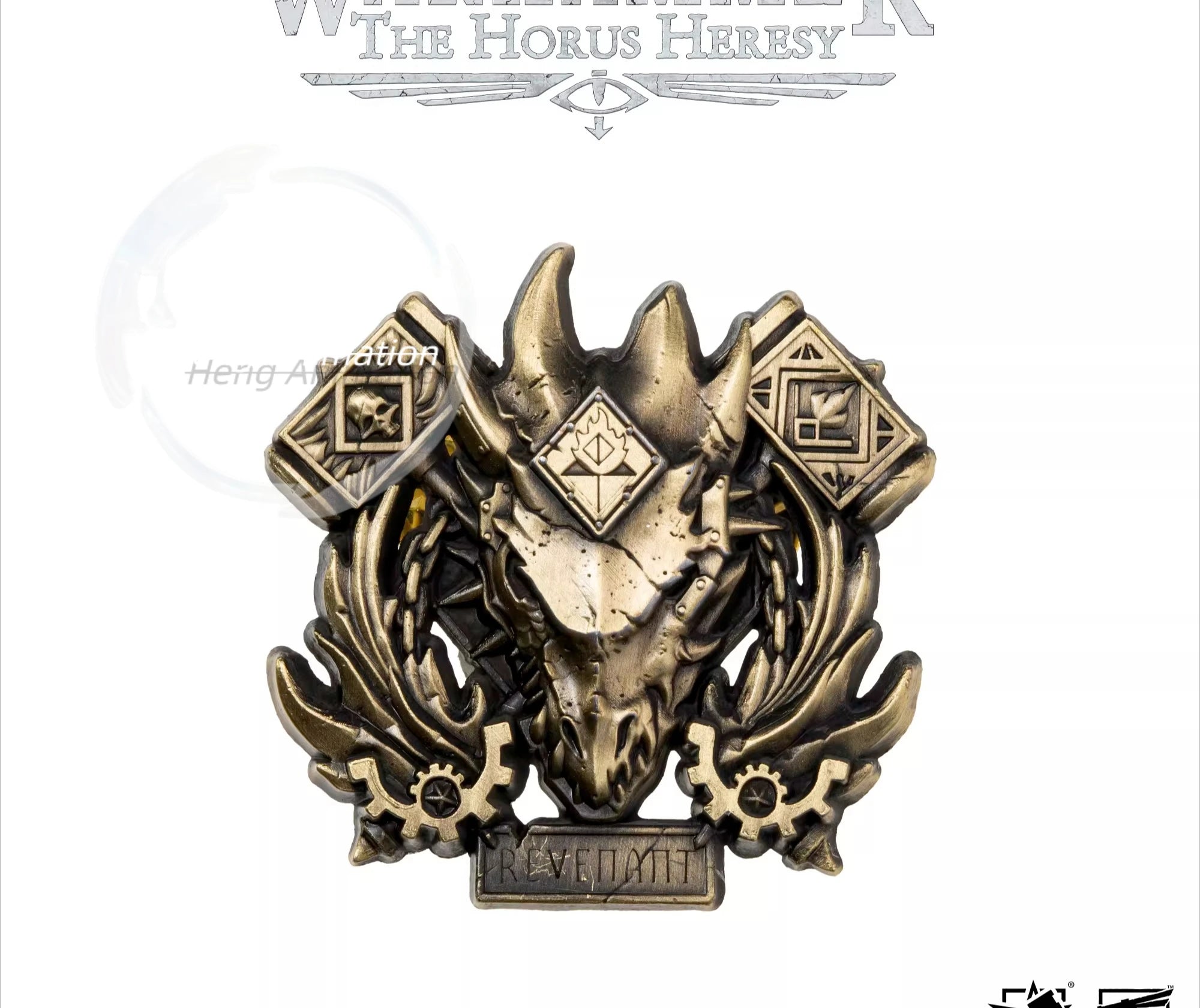 JOYTOY Star Forging Warhammer 40K Burning Galaxy - Honor Chapter Emblem Badge Peripheral Accessory, Cool and Stylish