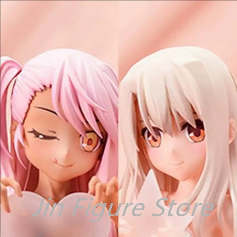 21cm Sexy Anime Fate Kaleid Liner Prisma Illya Illyasviel and Chloe Von Einzbern Puella Magic Madoka Sakura PVC Action Figure