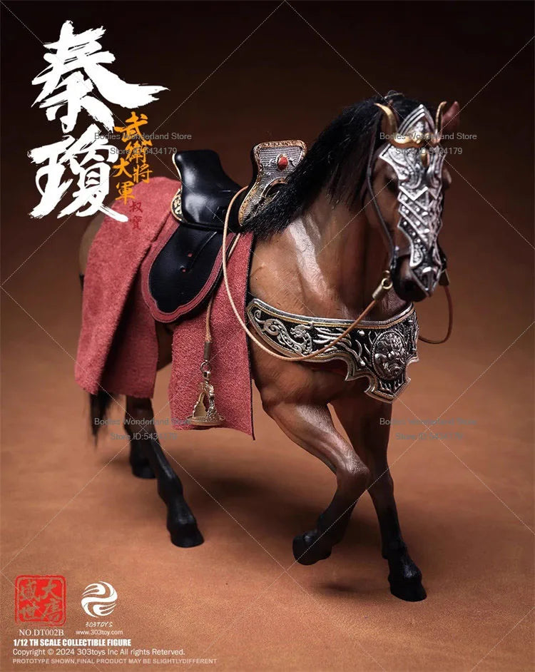 In Stock 303TOYS DT002 1/12 Armor Ver. Qin Qiong Shubao Male Soldier Tang Dynasty General 6'' Action Figure Doll Collection