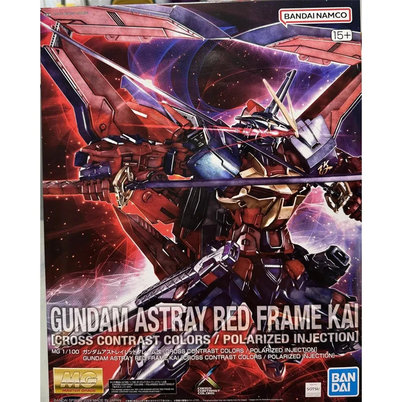 Bandai Genuine MG GUNDAM BARBATOS ASTRAY RED FRAME KAI [CROSS CONTRAST COLORS/POLARIZED INJECTION] Action Figure Toy