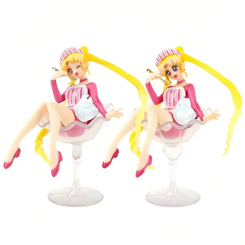 12cm Sailor Moon Anime Figures Tsukino Usagi Action Figurine Pvc Kawaii Cute Model Collection Statue Toys Cute Christmas Gifts