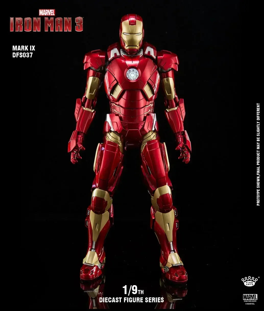 1:9 Mk8 Mk9 Mk11 Mk12 Mk13 Mk14 Marvel Iron Man Kingarts Ka Complete Alloy Toy Figure Assembled Collectible Model Gift Boy Deco
