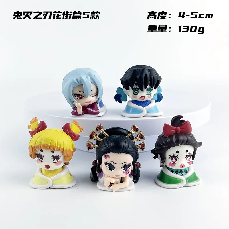 Demon Slayer Cosplay Action Figure Toy Collectible Yusa Tengen Secret Mission Paint Model Anime Game Toy Figure Collectible