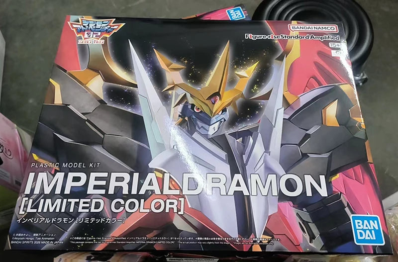 BANDAI Figure-rise Standard Amplified Digimon Adventure 02 Imperialdramon [LIMITED COLOR] Anime Action Figures Assembly Toy