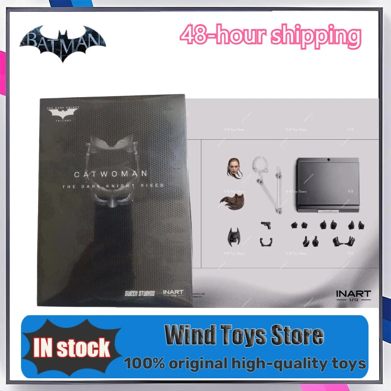 In Stock Original Hot Game INART 1/12 Batman The Dark Knight Rises Catwoman Action Figure Collection for Kids Gift