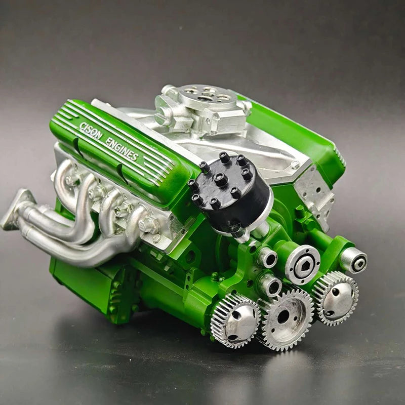 New V8 Engine Model Ornament, Metal Micro Engine Model Educational Display Kit, Suitable Gift For Car Enthusiasts For Collection