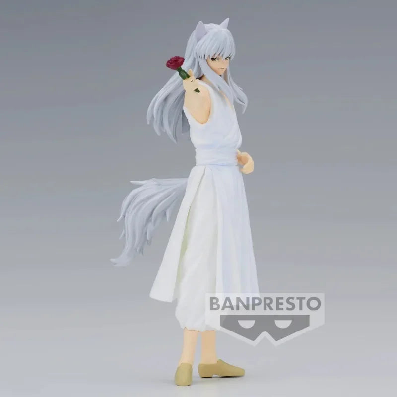 Original Bandai Q Posket YuYu Hakusho Kurama Anime-Actionfiguren-Sammlerstück, Ornamente, Spielzeugfigur, Geburtstagsgeschenk